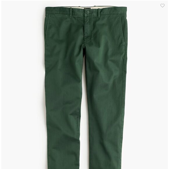 J.Crew - 484 Slim Fit Pant in Strtch Chino Sz 31/30 Altered to 28" -  PINE GREEN - Picture 1 of 4